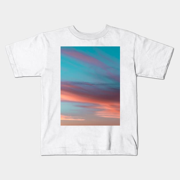 Fall Sunset - TeePublic Exclusive! Kids T-Shirt by Cascadia by Nature Magick